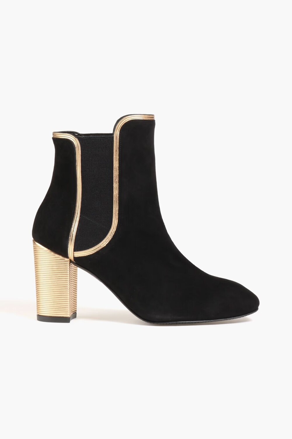 

Замшевые ботильоны Katharine 80 Stuart Weitzman, черный