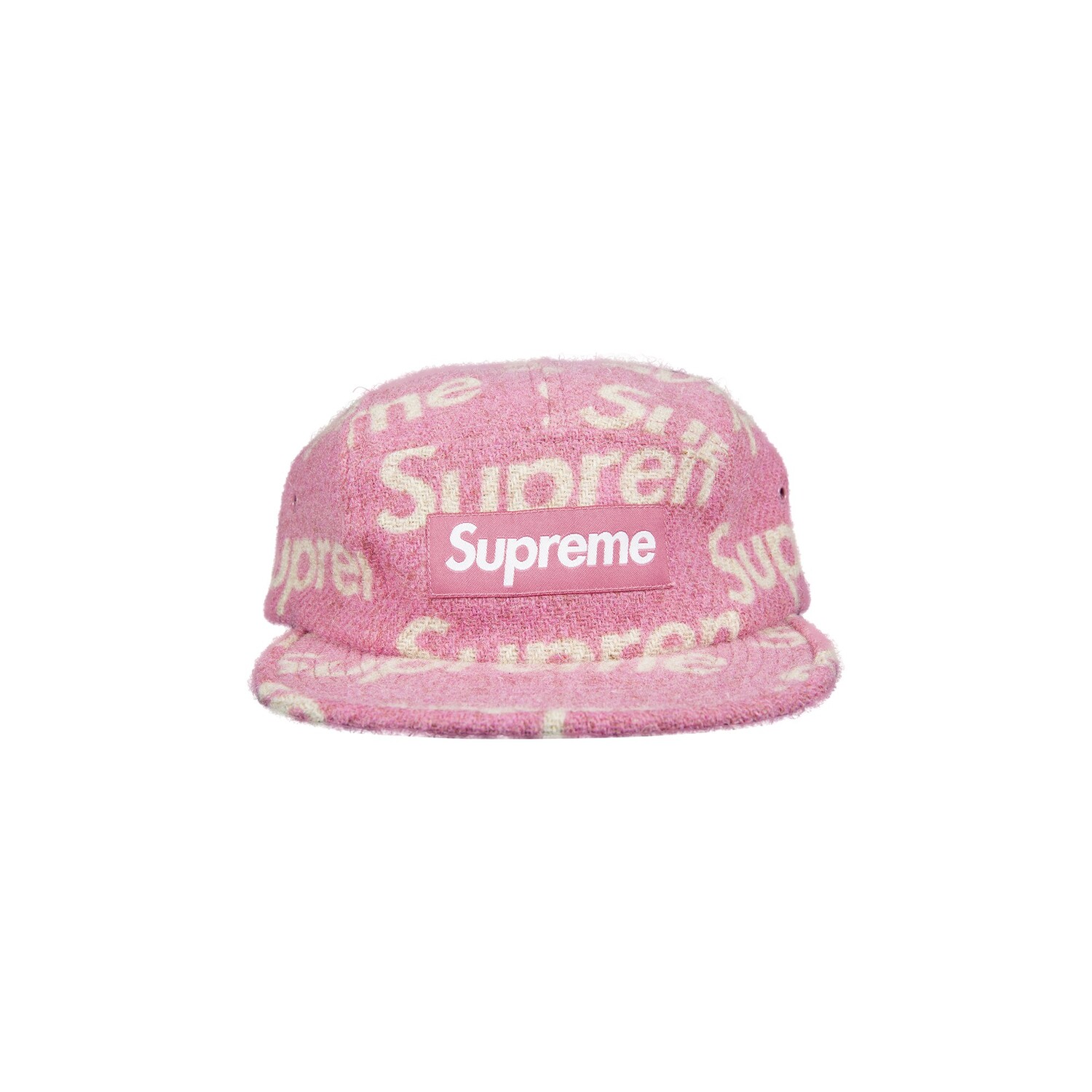 

Твидовая кепка Supreme Harris Camp Розовая