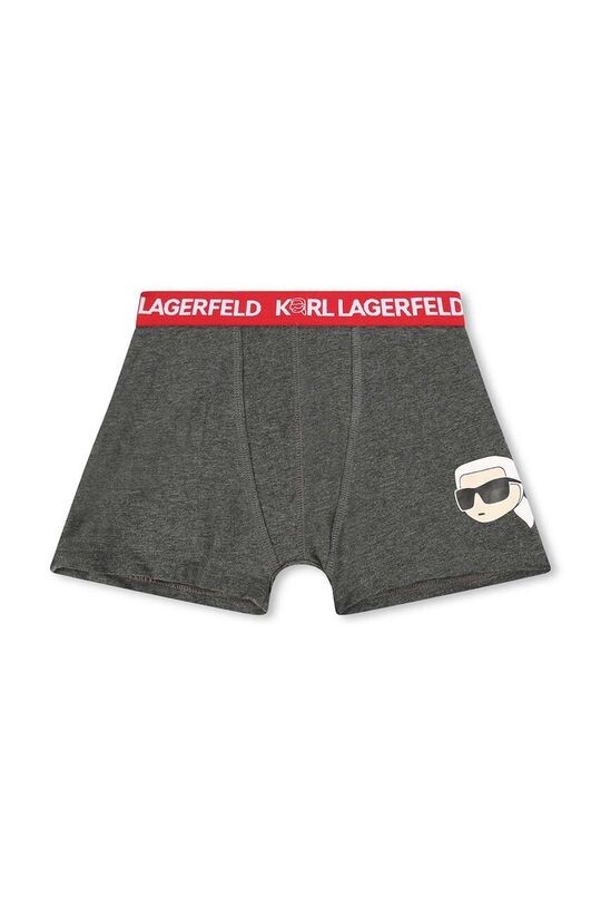 

Набор детских боксеров Karl Lagerfeld, 2 шт., серый