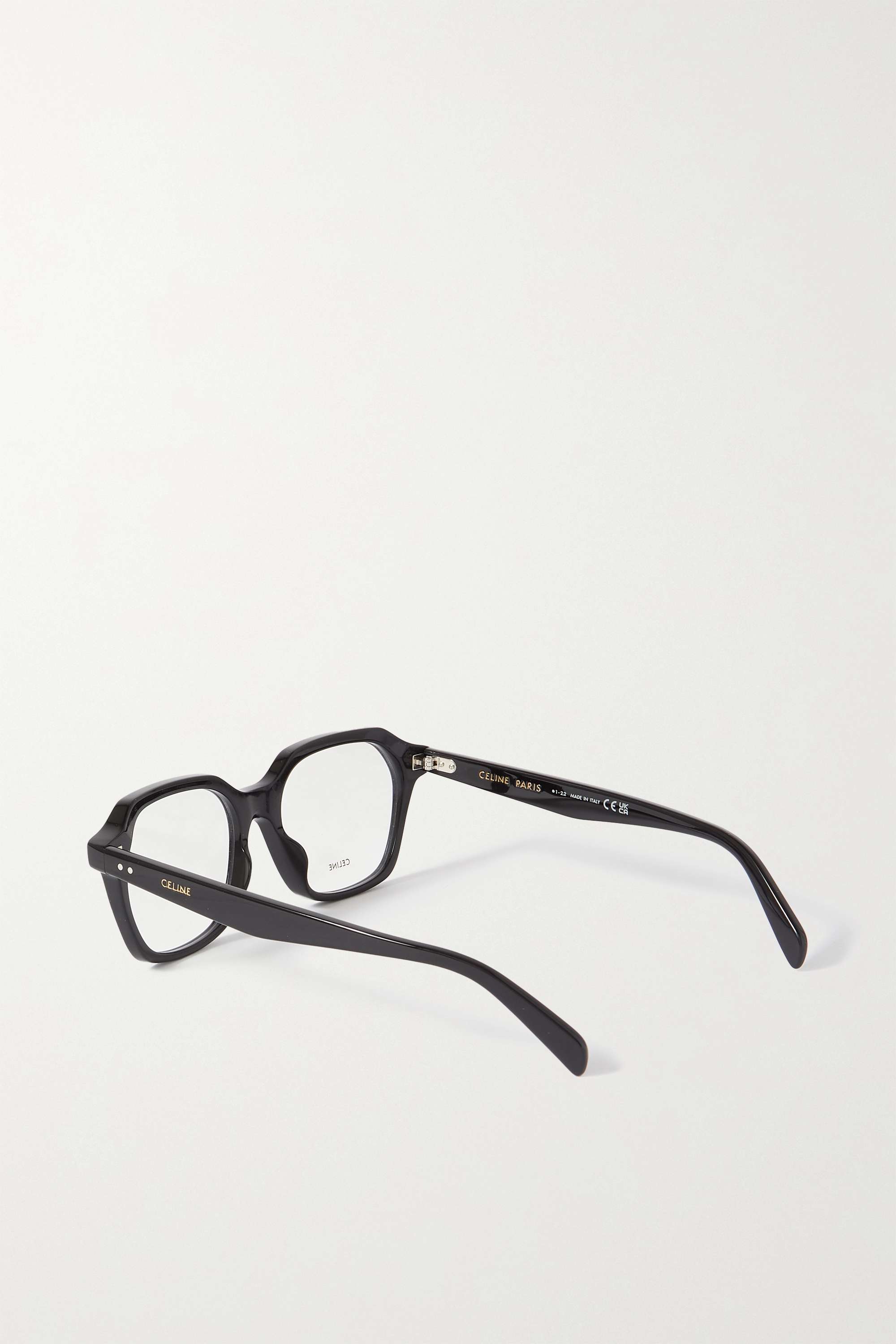 CELINE EYEWEAR ацетатные оптические очки в D-оправе, черный