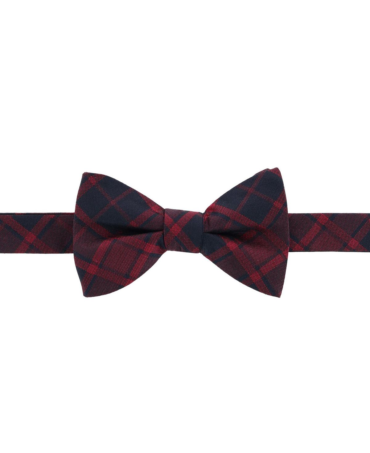Красный шелковый галстук-бабочка в клетку Kincade Blackwatch TRAFALGAR серый галстук бабочка самовяз rene lezard 64768