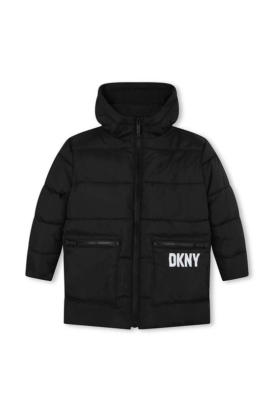 Двустороннее пальто Dkny DKNY, черный парка dkny размер 116 черный