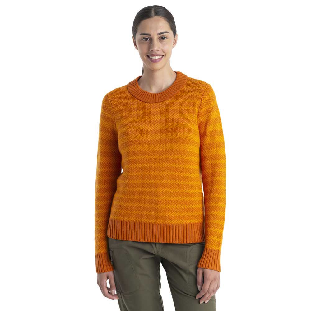 

Свитер Icebreaker Waypoint Merino Crew Neck, оранжевый