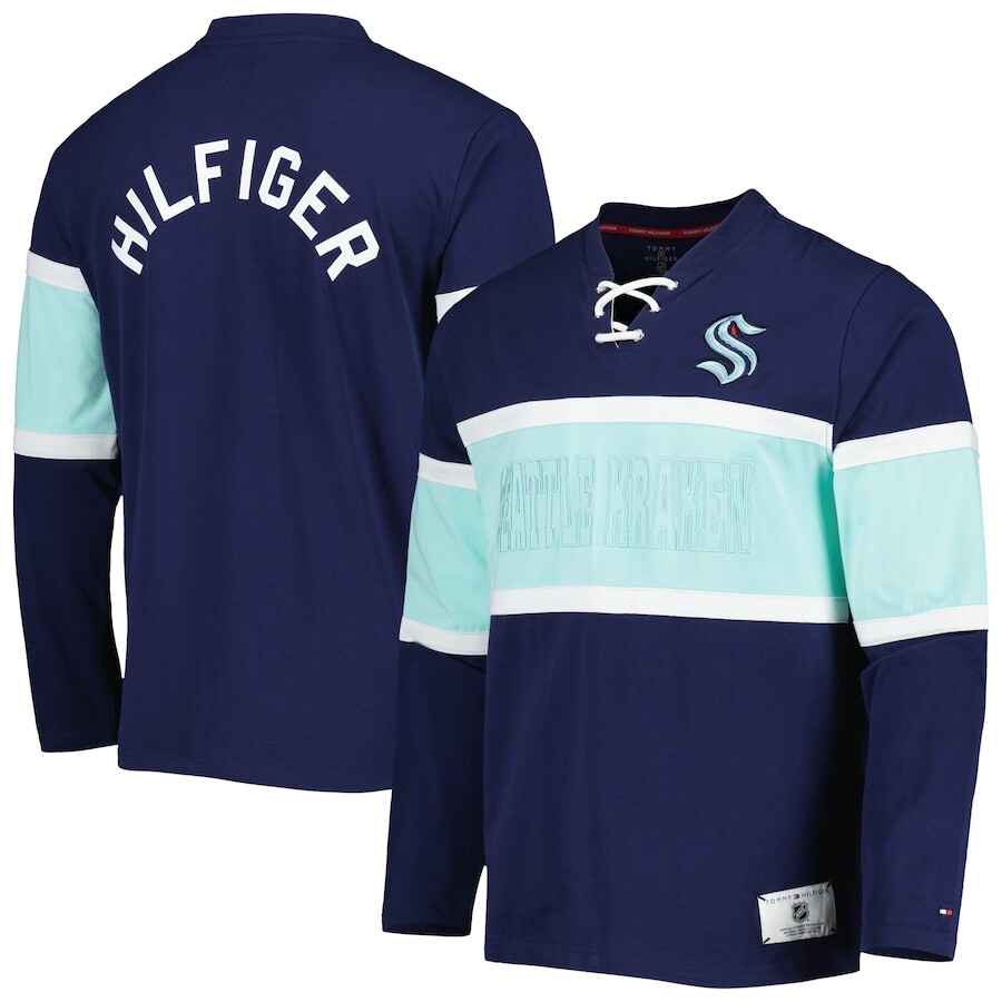 

Футболка с длинным рукавом Tommy Hilfiger Seattle Kraken, синий