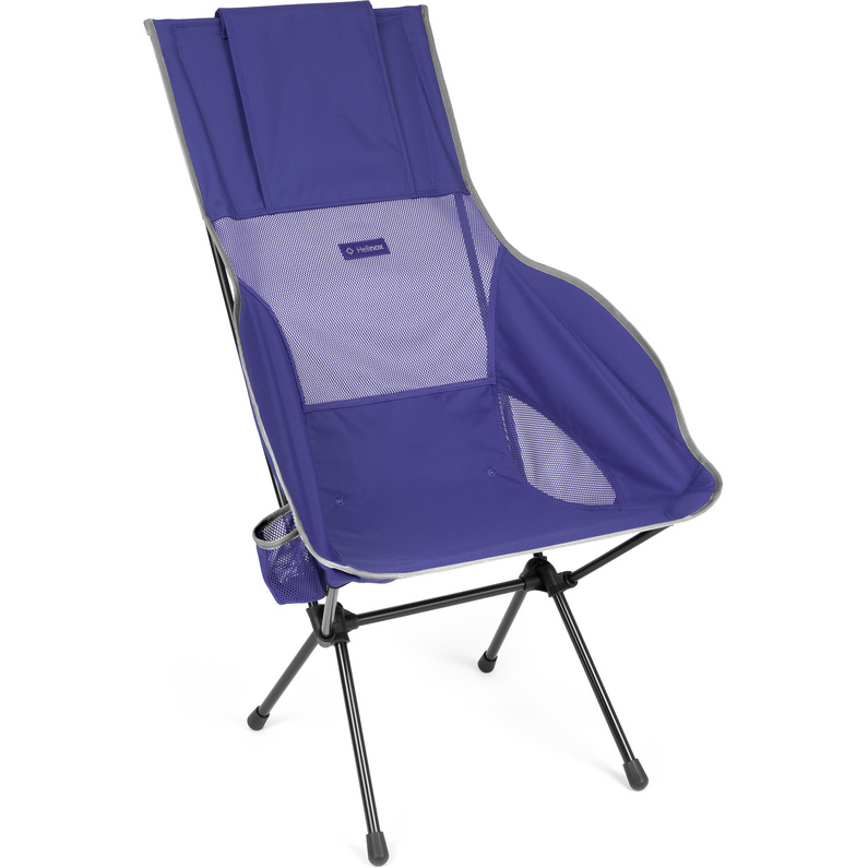 Складной стул Саванна Helinox, синий складное кресло с откидывающейся спинкой сидячее раскладное кресло siesta кресло для зимней рыбалки пляжное кресло для улицы дома