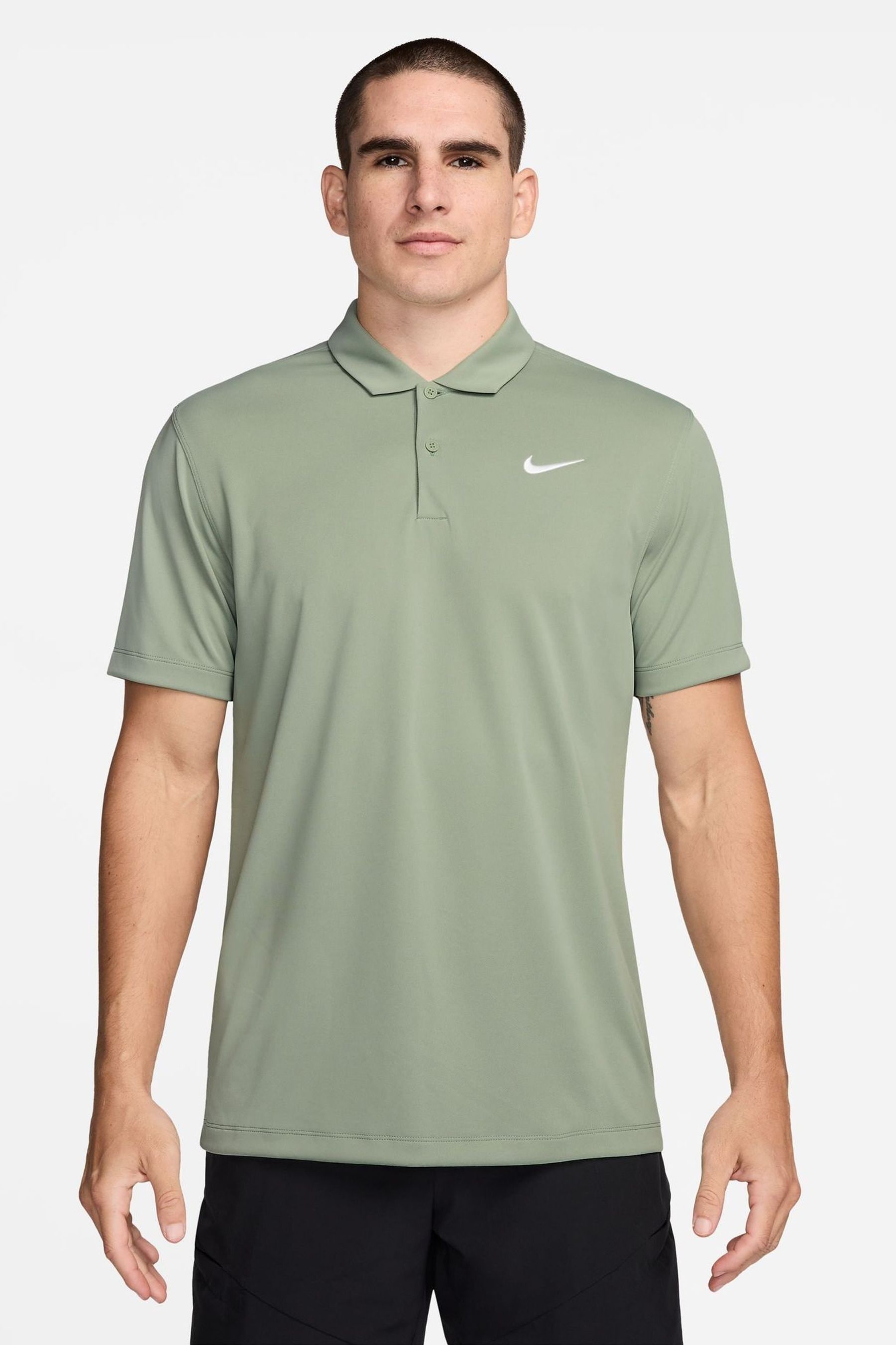 

Теннисная рубашка поло Court Dri Fit Nike, зеленый