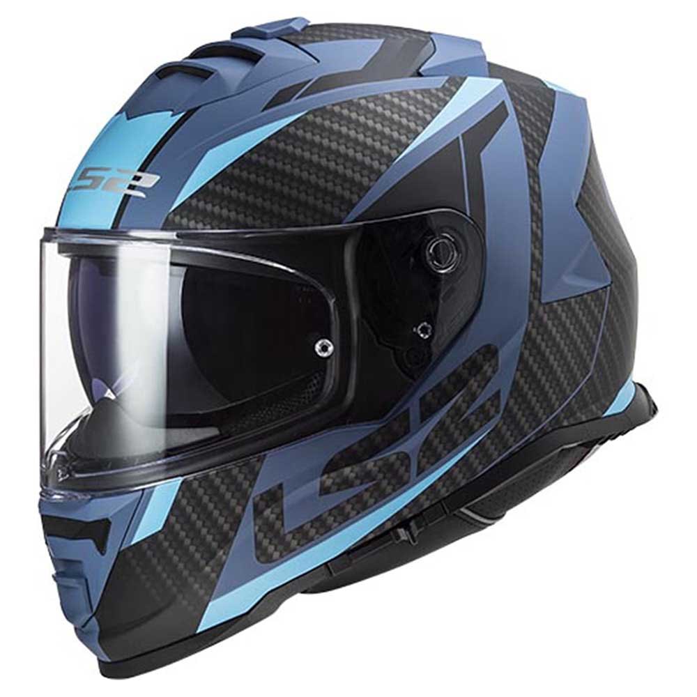 Шлем полнолицевой LS2 FF800 Storm II Racer, синий гоночный шлем ff800 storm ii ls2 синий мэтт