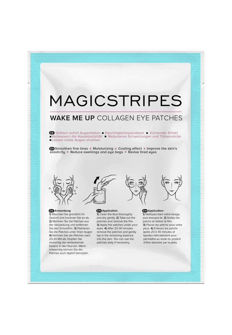 

Маска для лица Wake Me Up Collagen Eye Patches 1 Par Magicstripes, цвет neutral