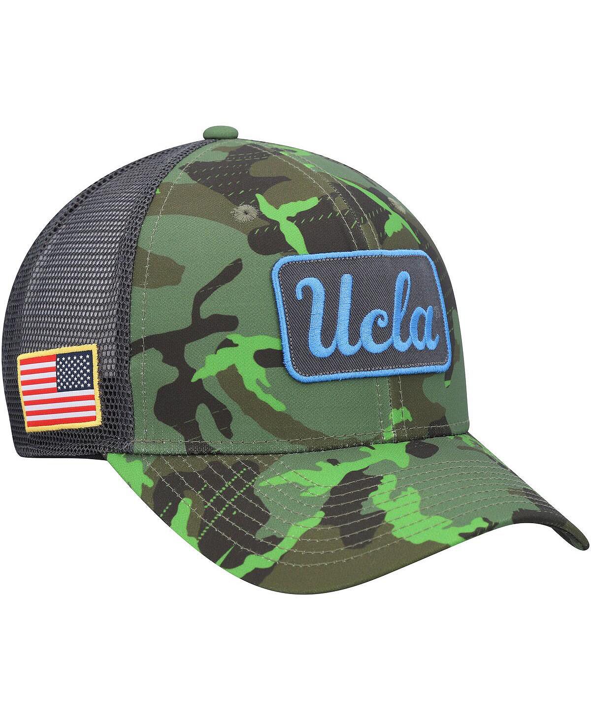 

Мужская камуфляжная черная кепка UCLA Bruins Classic99 Veterans Day Trucker Snapback Jordan