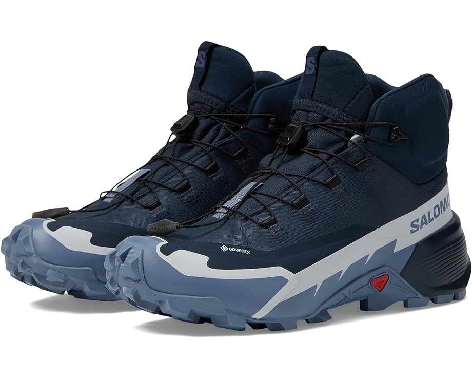 

Походные ботинки Salomon Cross Hike 2 Mid GORE-TEX, цвет Carbon/Flint Stone/Pearl Blue