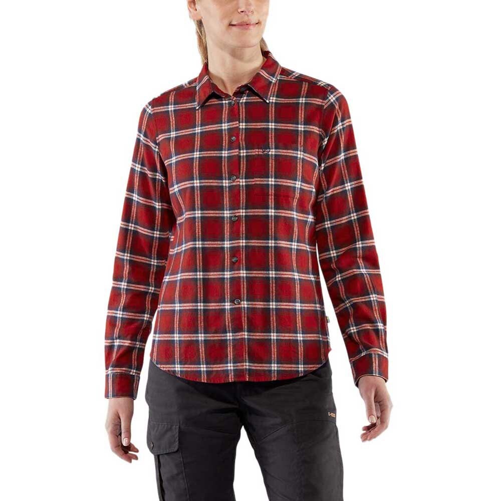 

Рубашка Fjällräven Övik Flannel, красный