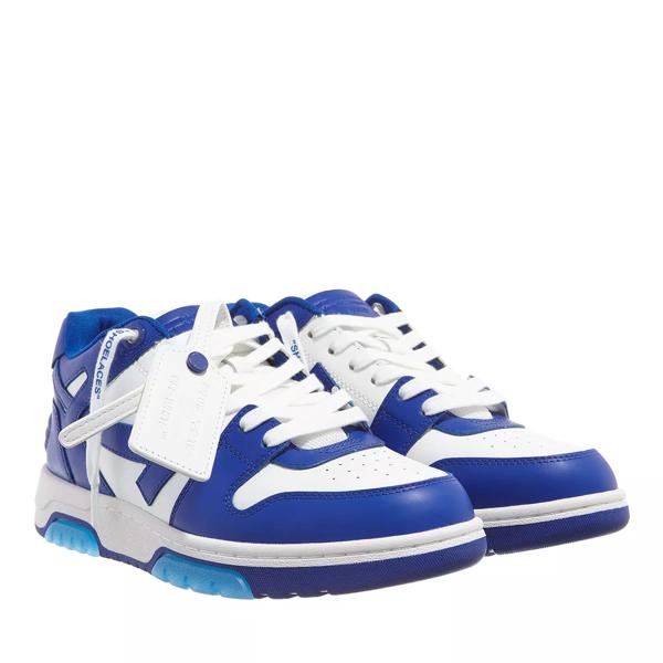 

Кроссовки out of office calf leather white blue Off-White, синий