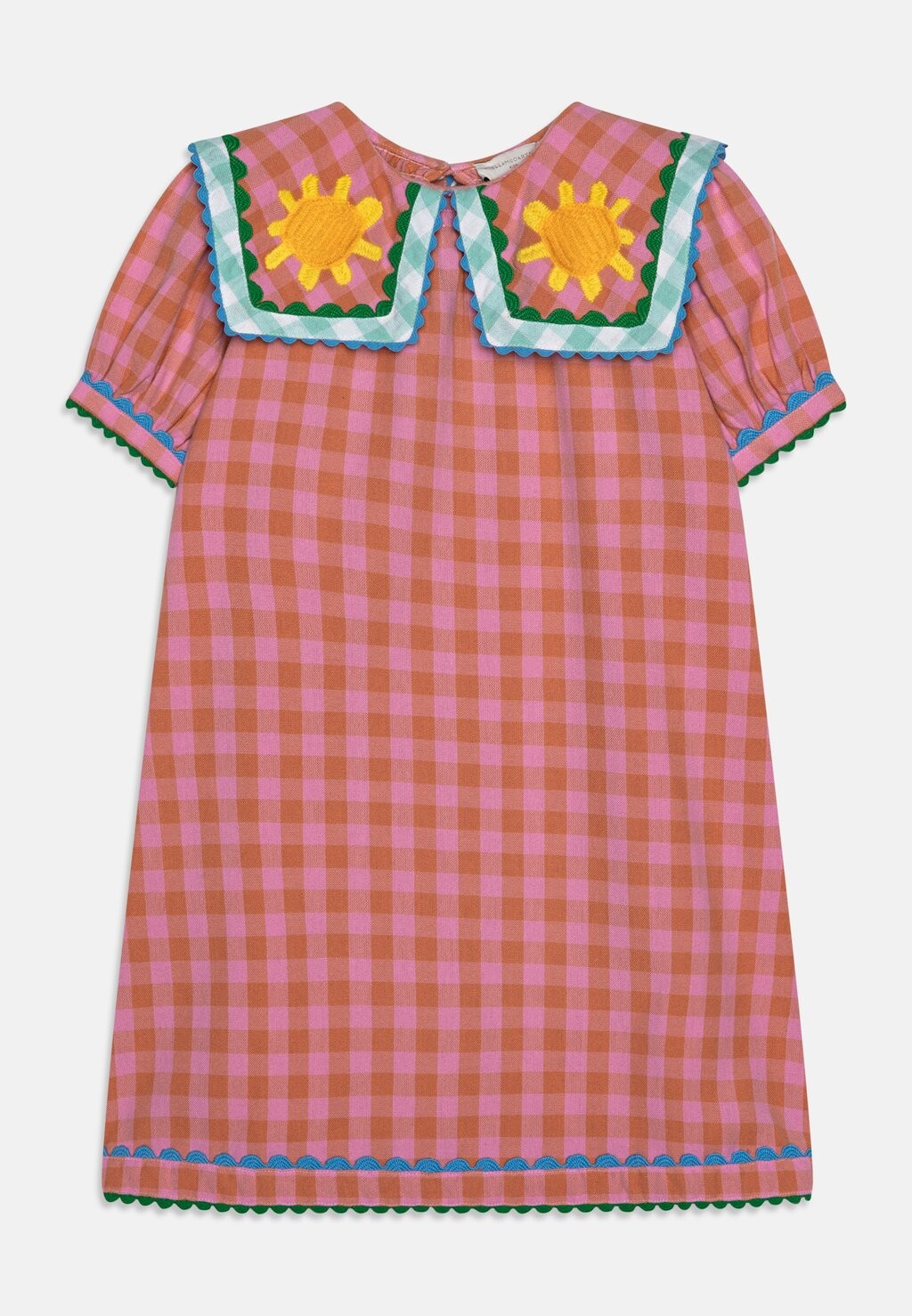 

Платье повседневное DRESS GIRL CHECKS TILE Stella McCartney Kids, цвет red