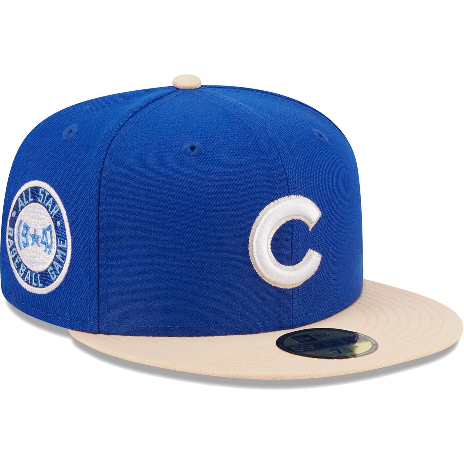 Мужская приталенная шляпа New Era Royal Chicago Cubs 59FIFTY