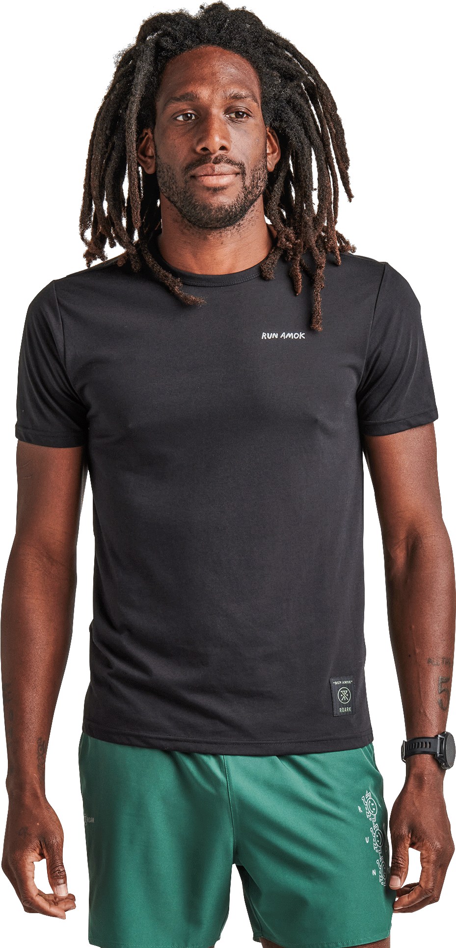Футболка Mathis Core — мужская Roark, черный футболка mathis tie dye – мужская roark серый