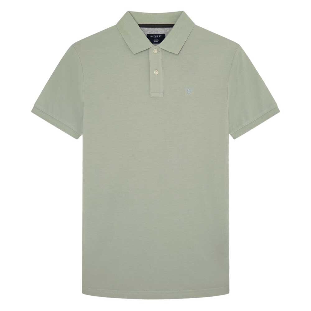

Поло с коротким рукавом Hackett Logo Slim Fit, зеленый