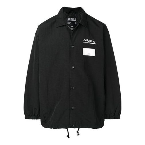 Куртка adidas originals Coach JKT Chest logo Jacket Black, черный