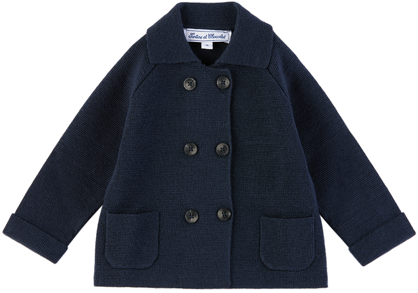 

Кардиган Baby Navy с регланом Marine Tartine et Chocolat