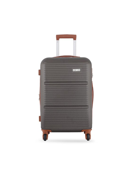 Средний чемодан Semi Line, коричневый фото