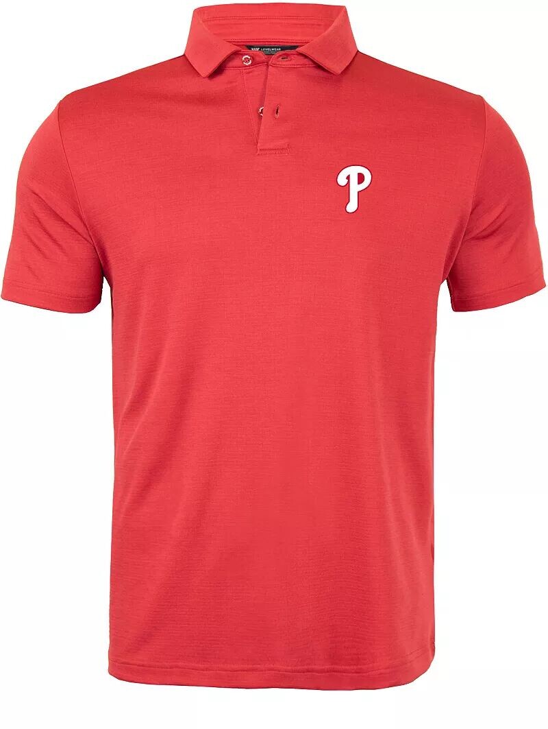 

Мужская рубашка-поло Levelwear Philadelphia Phillies Red Duval