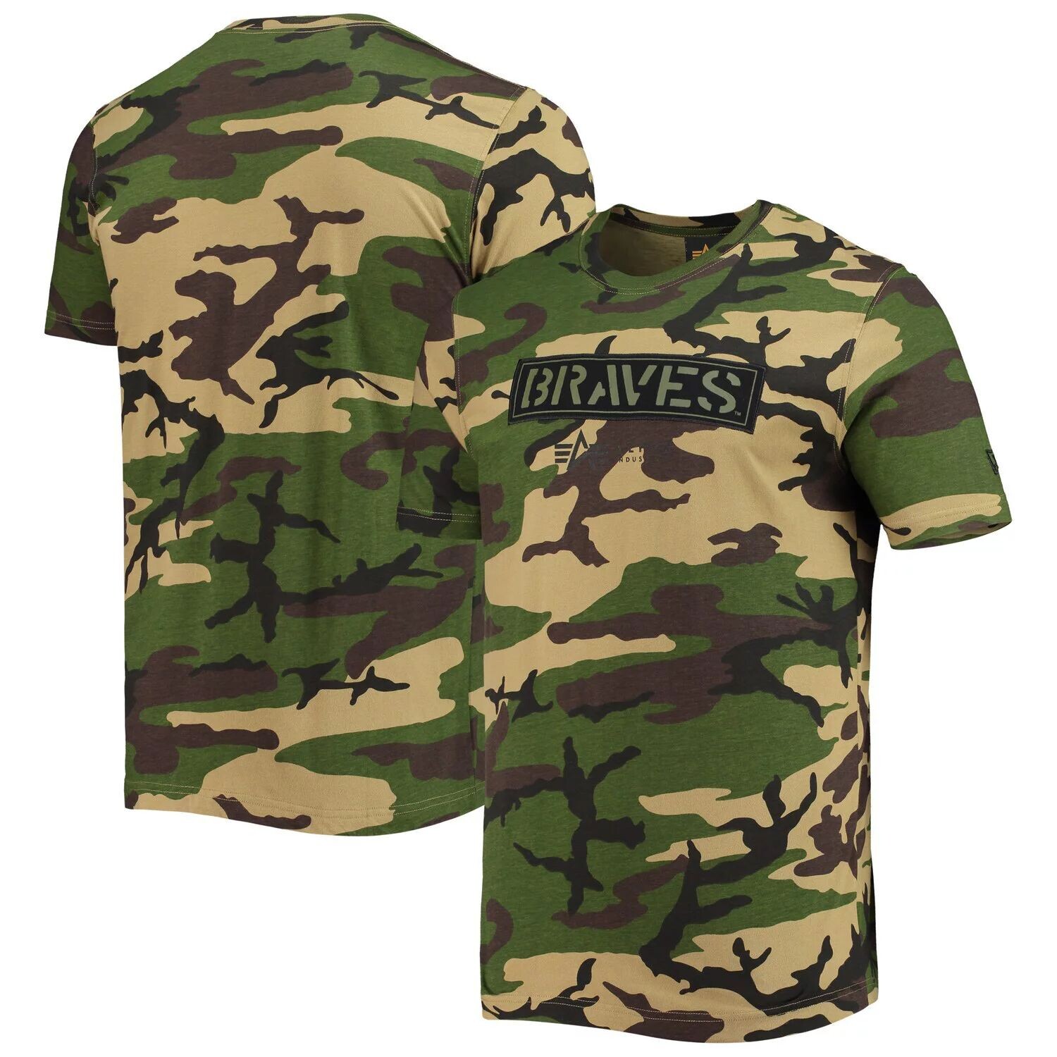 

Мужская футболка New Era Camo Atlanta Braves Club