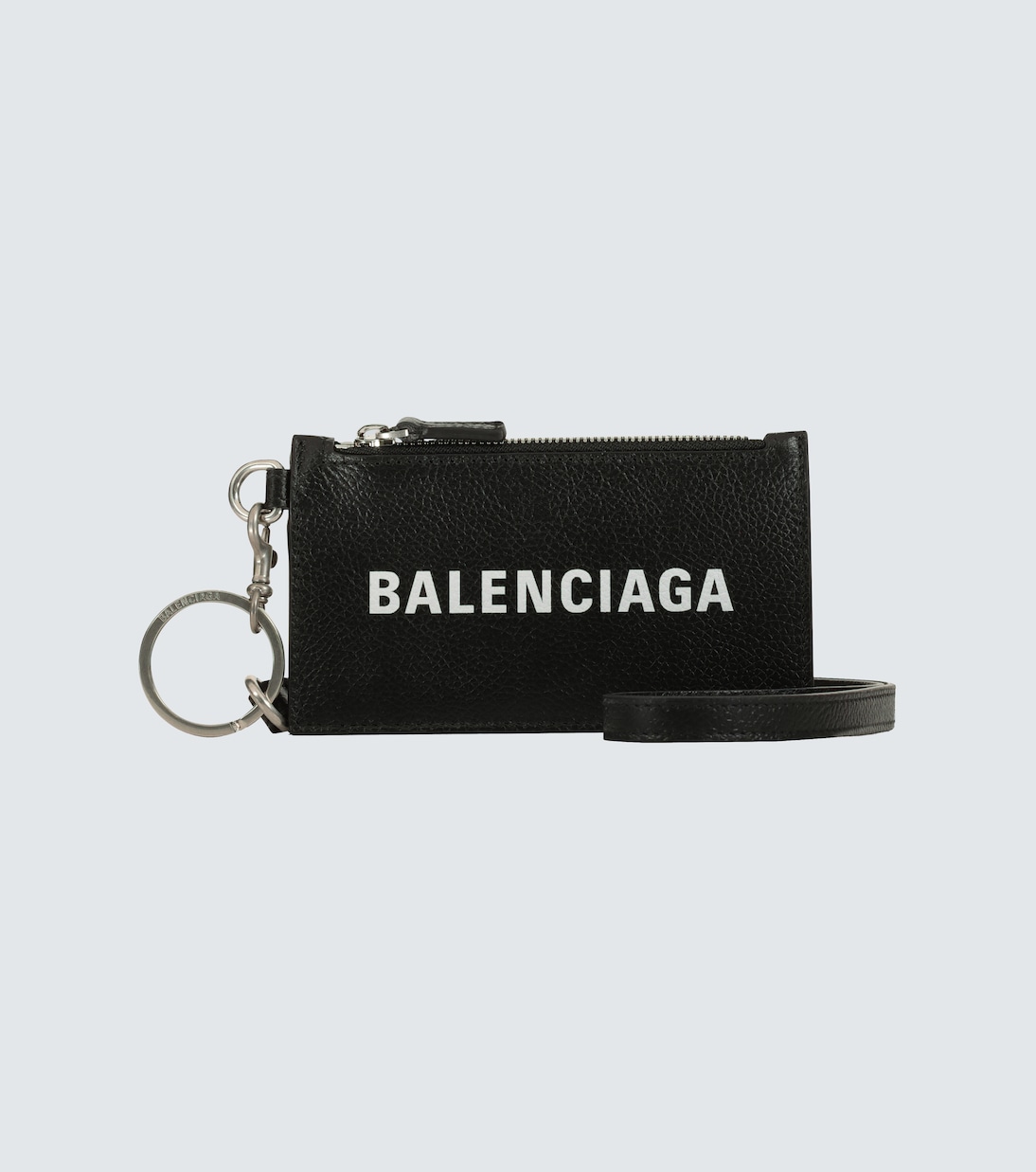 Чехол для банковской карты на брелоке Balenciaga, черный