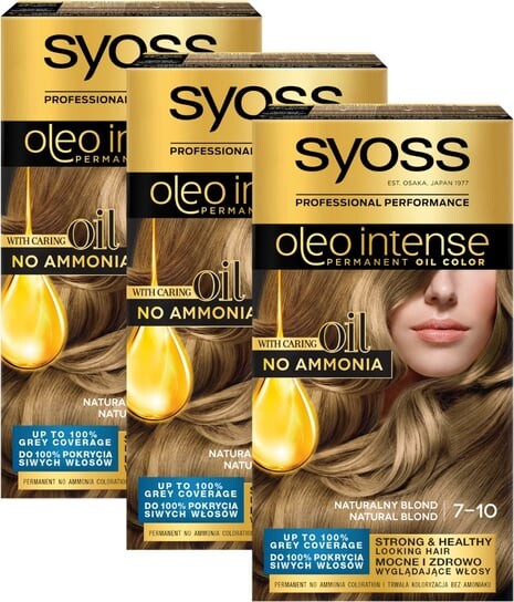 

3X Краска для волос Natural Blonde без аммиака Syoss