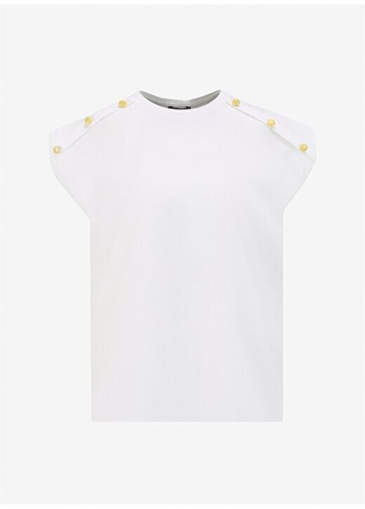 

Женская базовая футболка Off-White с круглым вырезом F4SL-TST0279 Fabrika