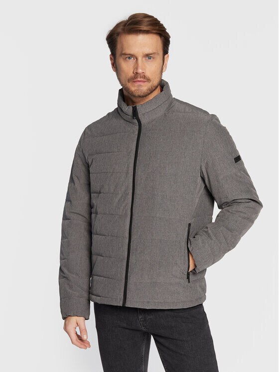 

Пуховик стандартного кроя Dkny, серый