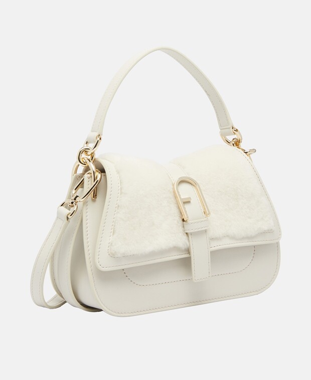 

Кожаная сумка-мессенджер Furla, естественный