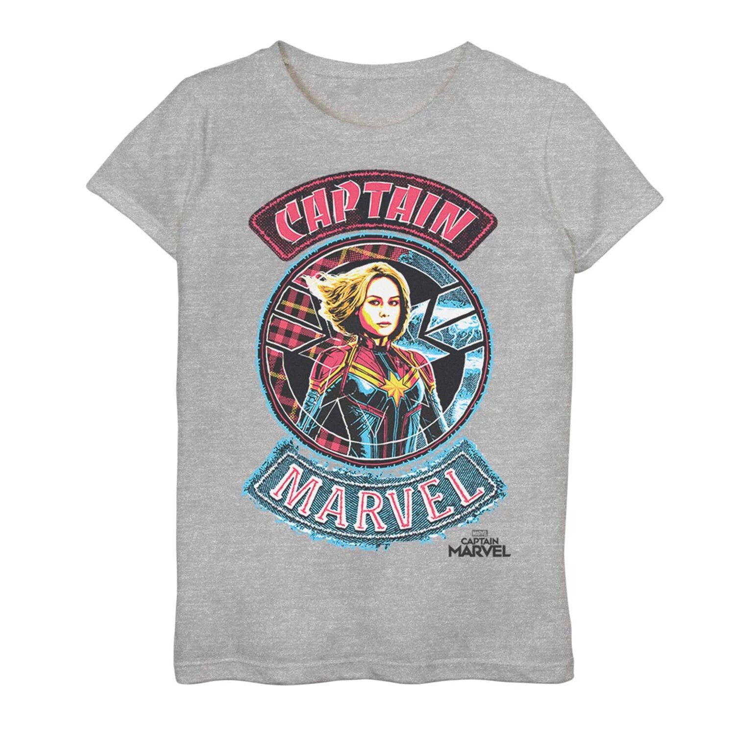 

Футболка с плакатом Marvel Captain Marvel для девочек 7–16 лет Marvel