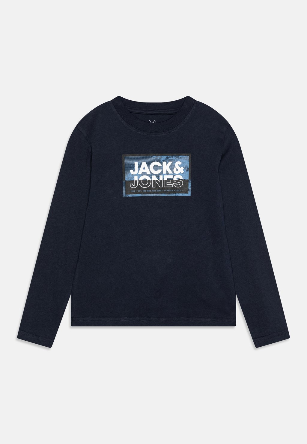 

Топ с длинными рукавами JCOLOGAN TEE CREW NECK Jack & Jones Junior, цвет navy blazer