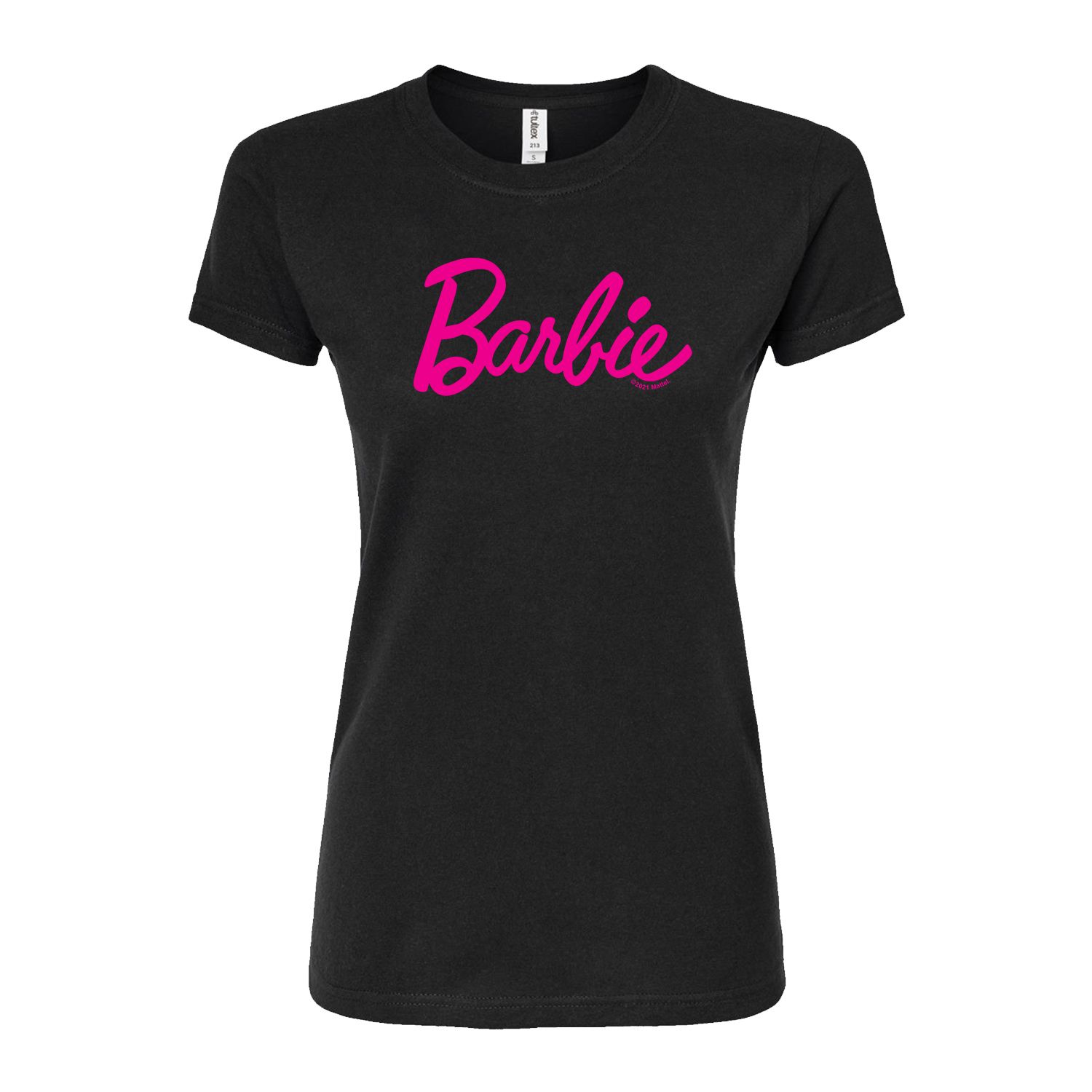 Классическая футболка с логотипом Barbie для юниоров Licensed Character, черный классическая футболка с логотипом barbie для юниоров licensed character