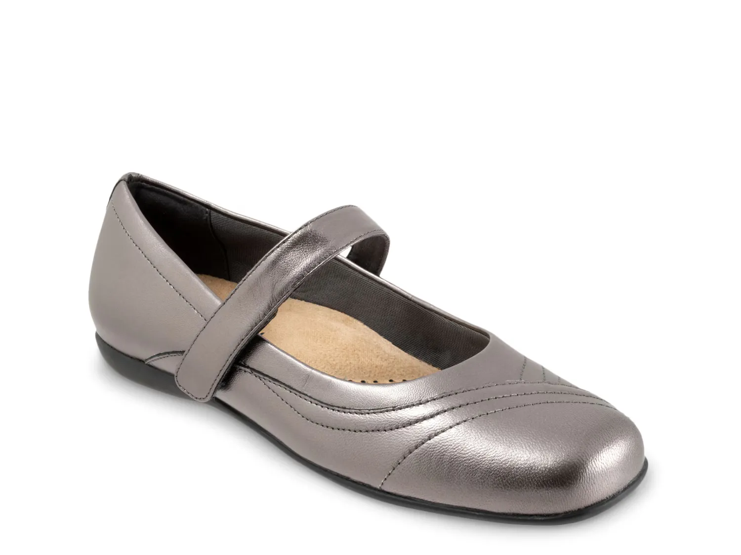 

Балетки Sherese Mary Jane Flat Trotters, цвет pewtermetallic