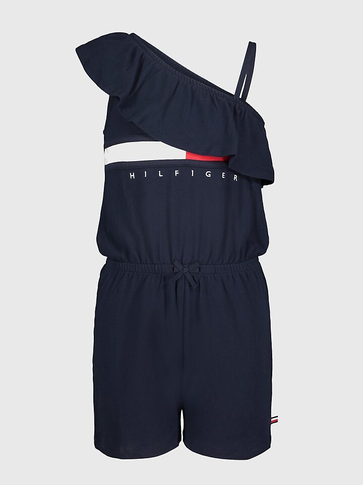

Детский комбинезон с флагом на одно плечо для маленьких детей Tommy Hilfiger
