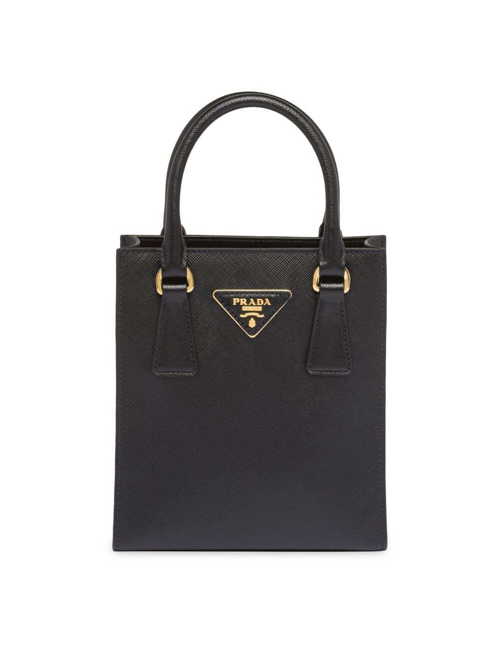 

Сумка из сафьяновой кожи Prada, черный
