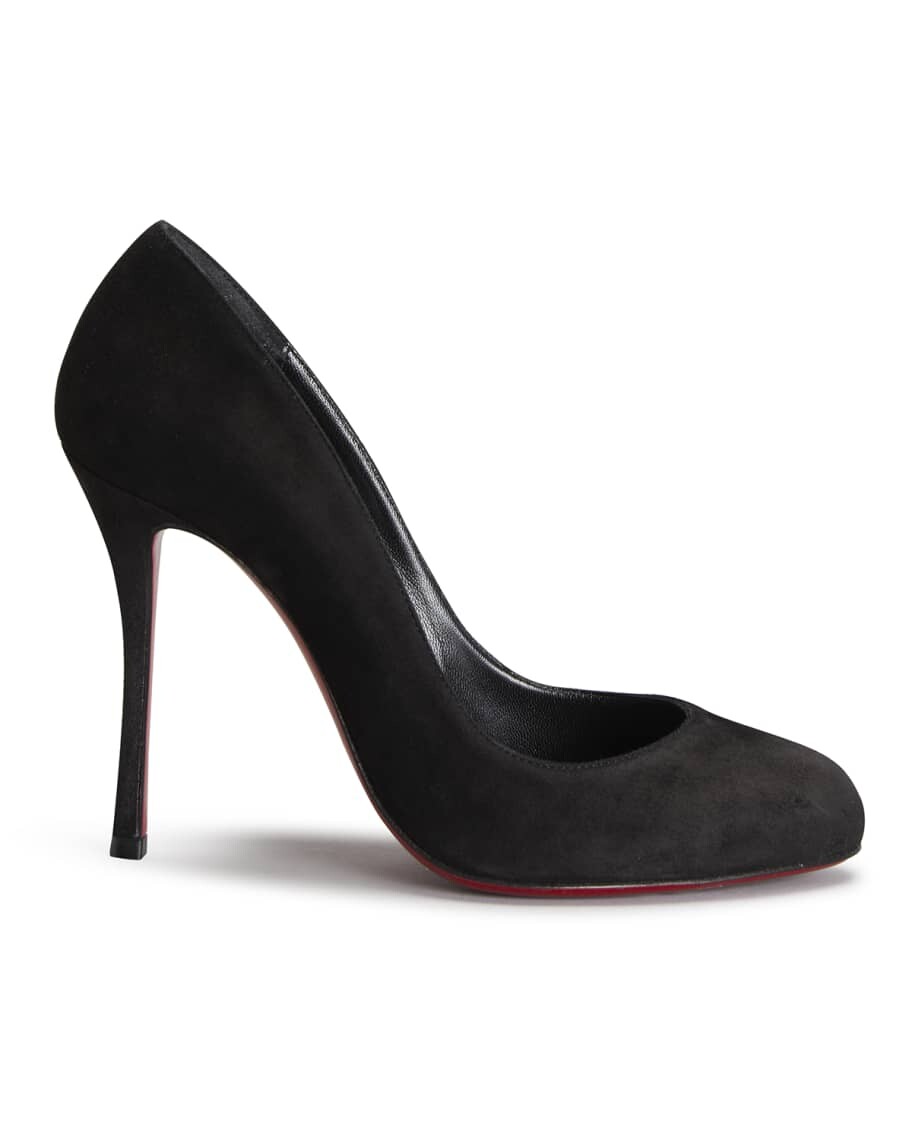 

Замшевые туфли Dolly с красной подошвой Christian Louboutin