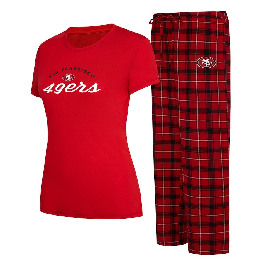 

Пижамный комплект Concepts Sport San Francisco 49Ers, алый