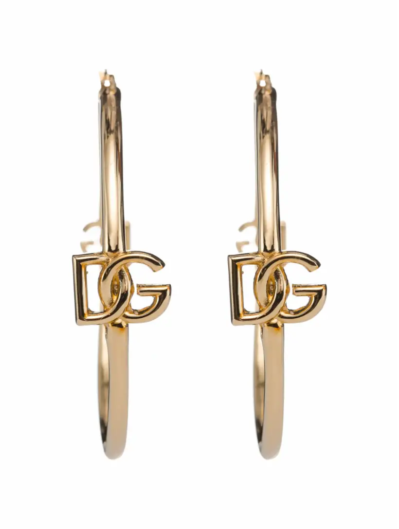 

Серьги-кольца DG Dolce&Gabbana, золотистый