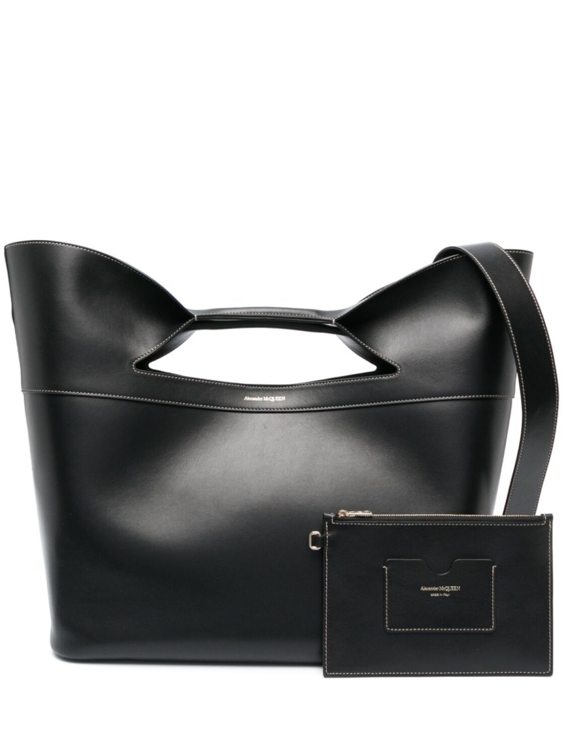 

Alexander McQueen сумка-тоут The Bow, черный