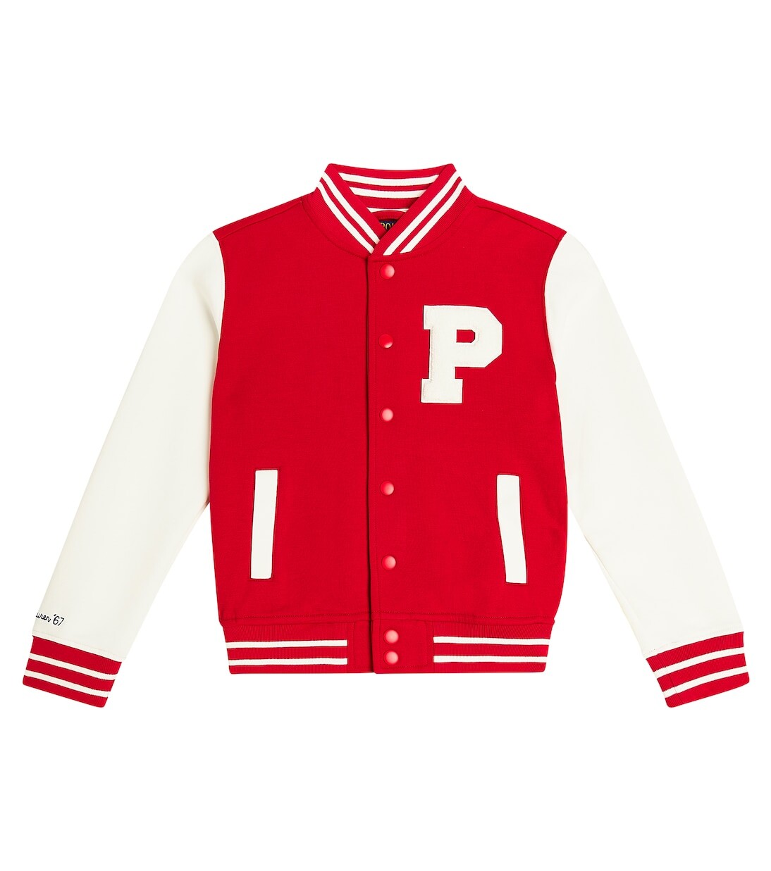 

Куртка из смесового хлопка с логотипом Polo Ralph Lauren, красный