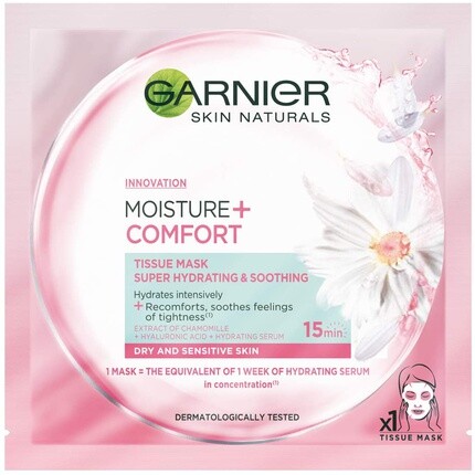 

Skin Naturals Innovation Moisture + Comfort Leaf Маска, Garnier
