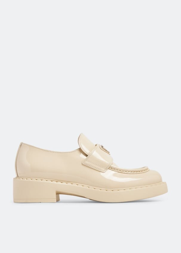 

Лоферы Prada Chocolate Patent Leather, бежевый