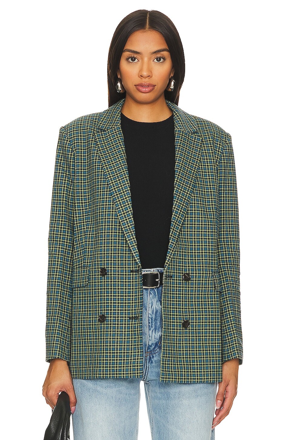 

Блейзер Rails Jac, цвет Navy Lime Check