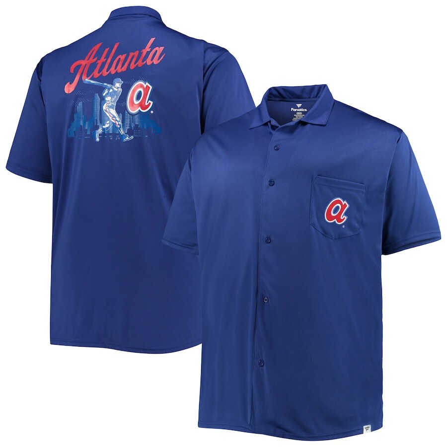 

Рубашка Profile Atlanta Braves, роял