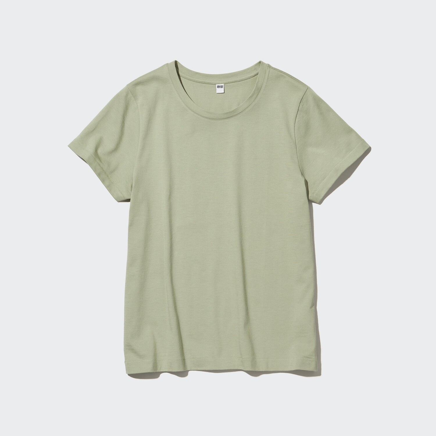 

Футболка Uniqlo Supima с круглым вырезом, зеленый