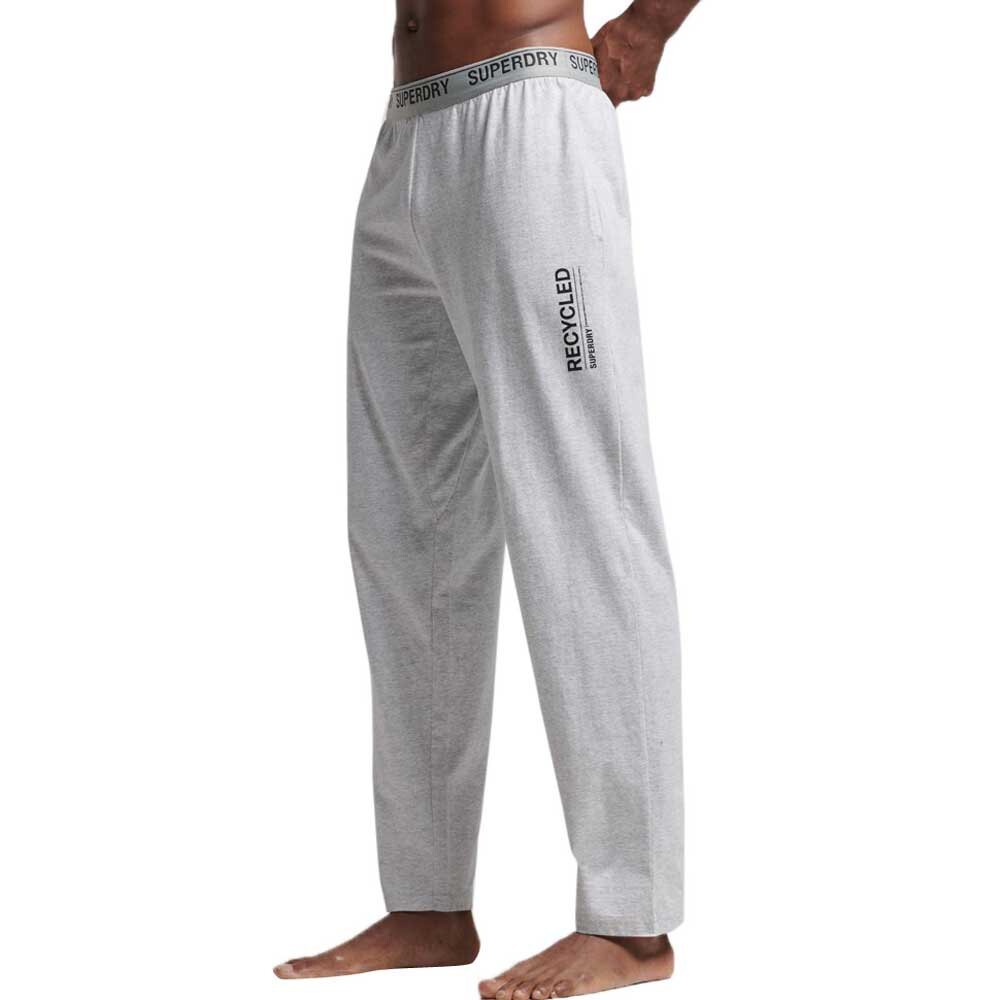 

Пижамные брюки Superdry Recycled Sleepwear Pant, серый
