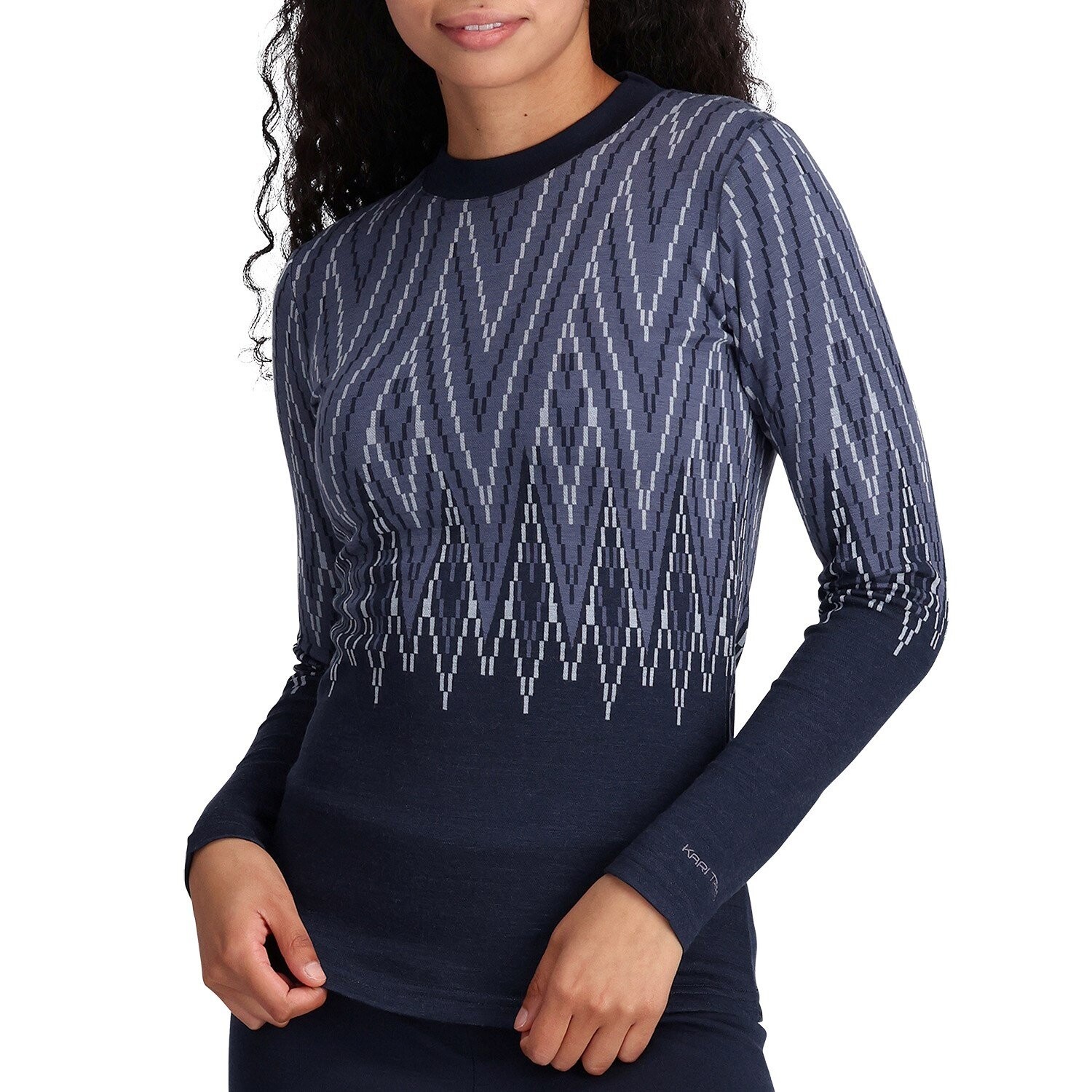 

Топ Kari Traa Juliane Wool Long Sleeve, цвет Royal