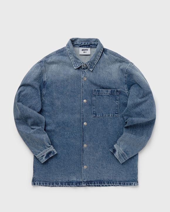 

Топ Bstn Brand Denim Shirt, цвет light washed blue