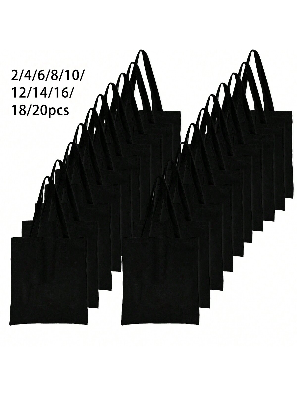 цена Сублимационные сумки-тоут Сублимационные пустые холщовые сумки-тоут для украшения и продуктовые сумки ручной работы своими руками, черный
